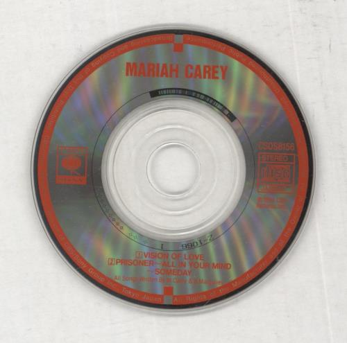 Mariah Carey Vision Of Love 3" CD single (CD3) Japanese CRYC3VI99134