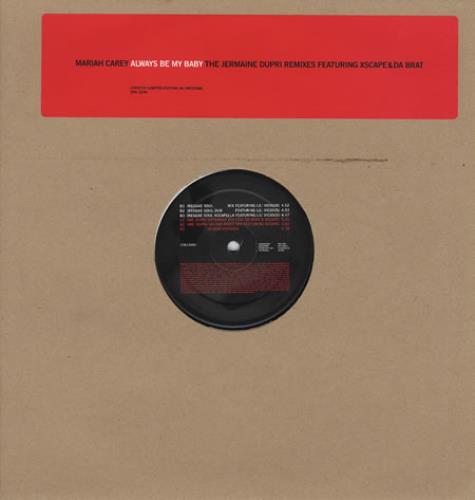 Mariah Carey Always Be My Baby (The Jermaine Dupri Remixes) UK Promo 12