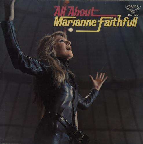 Marianne Faithfull All About Marianne Faithfull vinyl LP album (LP record) Japanese MRNLPAL750064