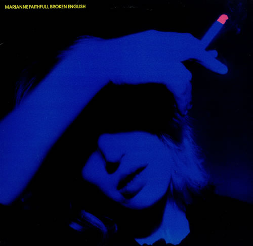 Marianne Faithfull Broken English - B/W Labels vinyl LP album (LP record) UK MRNLPBR216971