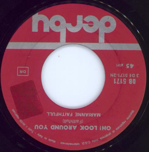 Marianne Faithfull C' Chi Spera 7" vinyl single (7 inch record / 45) Italian MRN07CC809785