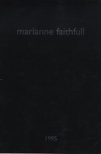 Marianne Faithfull European 1995 - Tour Itinerary Itinerary UK MRNBKEU403970