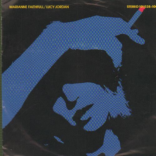 Marianne Faithfull The Ballad Of Lucy Jordan 7" vinyl single (7 inch record / 45) German MRN07TH657573