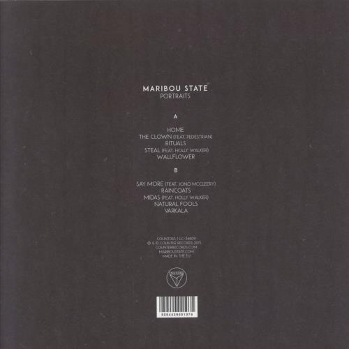 Maribou State Portraits vinyl LP album (LP record) UK 4E1LPPO825043