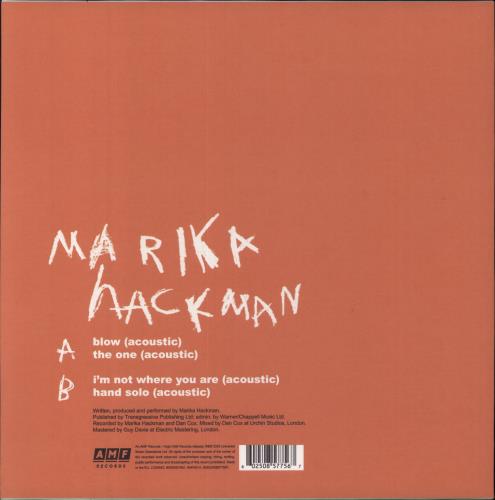 Marika Hackman Any Human Friend [Acoustic EP] - RSD20 10" vinyl single (10 inch record) UK NXU10AN814929