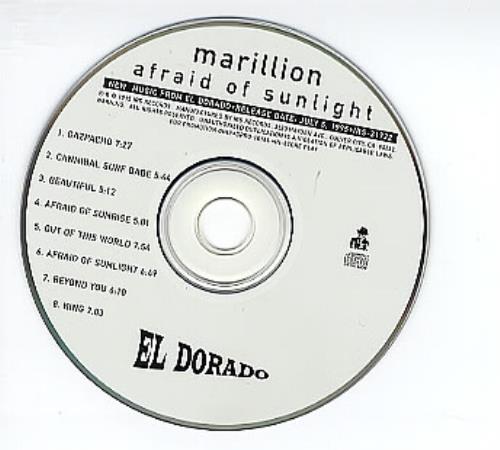 Marillion Afraid Of Sunlight CD album (CDLP) US MARCDAF69327