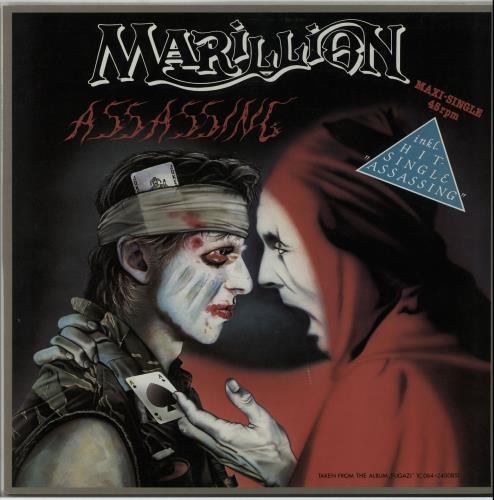 Marillion Assassing 12" vinyl single (12 inch record / Maxi-single) German MAR12AS50593