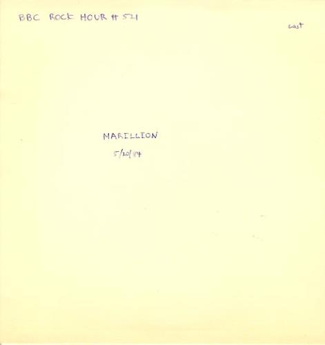 Marillion BBC Rock Hour vinyl LP album (LP record) US MARLPBB233980