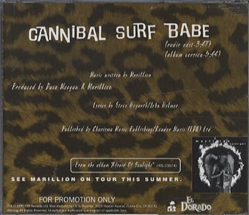 Marillion Cannibal Surf Babe CD single (CD5 / 5") US MARC5CA62285