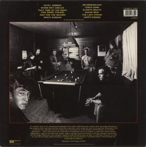 Marillion Clutching At Straws + Die-Cut Sleeve picture disc LP (vinyl picture disc album) UK MARPDCL01131