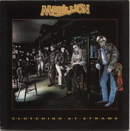 Marillion Clutching At Straws - EX vinyl LP album (LP record) UK MARLPCL591385