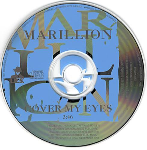 Marillion Cover My Eyes CD single (CD5 / 5") US MARC5CO11939