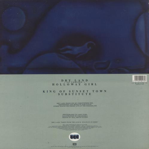 Marillion Dry Land 12" vinyl picture disc (12 inch picture record) UK MAR2PDR30491