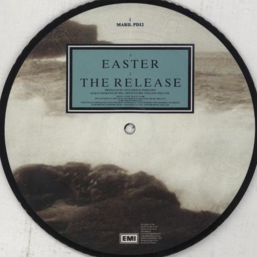 Marillion Easter 7" vinyl picture disc (7 inch picture disc single) UK MAR7PEA01632