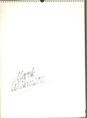 Marillion Exclusive Mark Wilkinson Cover Art Calendar 1987 calendar Dutch MARCAEX712132