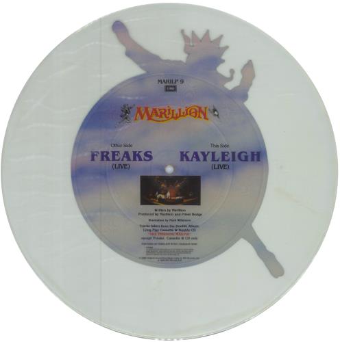 Marillion Freaks uncut picture disc (vinyl) UK MARUNFR84637