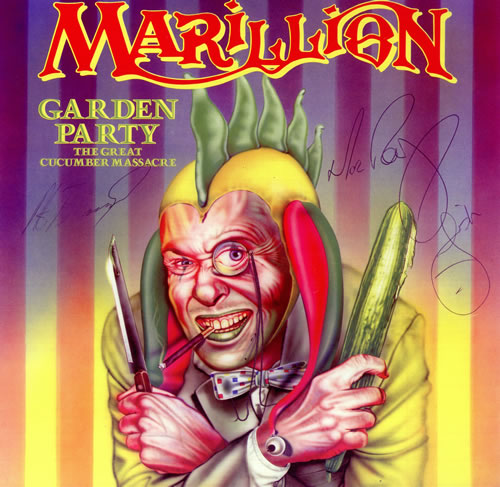 Marillion Garden Party - Autographed 12" vinyl single (12 inch record / Maxi-single) UK MAR12GA445342