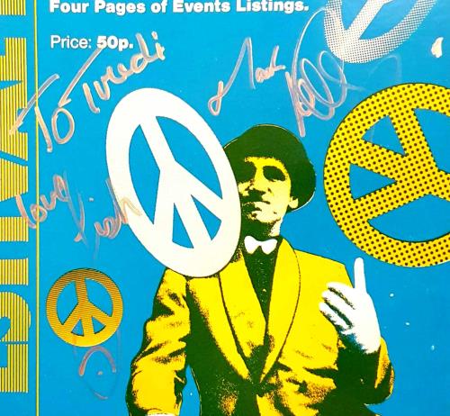 Marillion Glastonbury CND Festival - Autographed tour programme UK MARTRGL765320