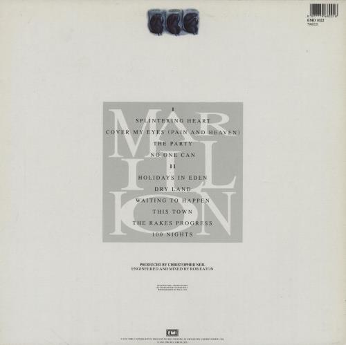 Marillion Holidays In Eden vinyl LP album (LP record) UK MARLPHO757072