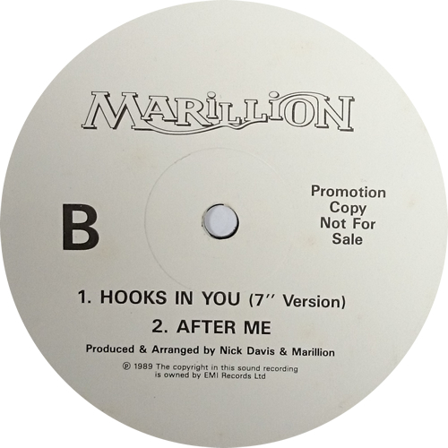 Marillion Hooks In You 12" vinyl single (12 inch record / Maxi-single) UK MAR12HO01139