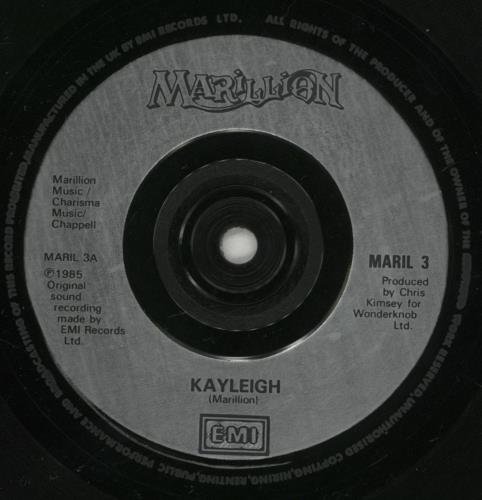 Marillion Kayleigh - Injection 7" vinyl single (7 inch record / 45) UK MAR07KA798958