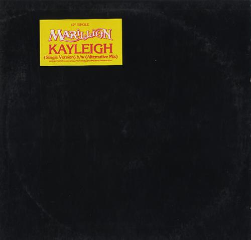 Marillion Kayleigh 12" vinyl single (12 inch record / Maxi-single) US MAR12KA03892