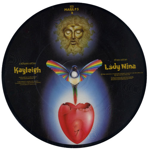 Marillion Kayleigh 7" vinyl picture disc (7 inch picture disc single) UK MAR7PKA07320