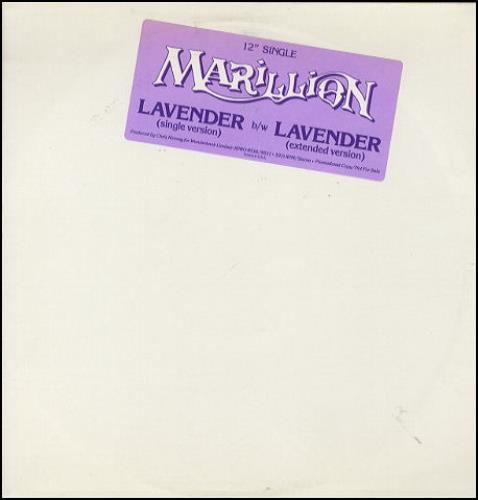 Marillion Lavender 12" vinyl single (12 inch record / Maxi-single) US MAR12LA01129