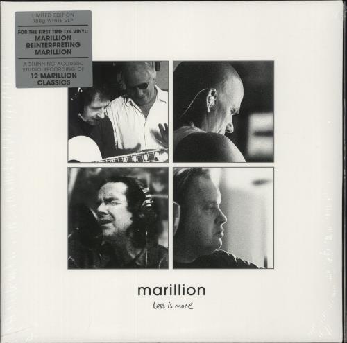 Marillion Less Is More - 180 Gram White Vinyl - Sealed 2-LP vinyl record set (Double LP Album) UK MAR2LLE872073