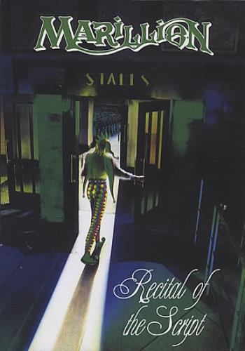 Marillion Recital Of The Script DVD UK MARDDRE251302