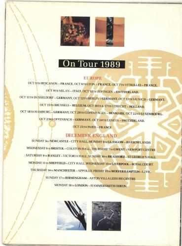 Marillion Seasons End tour programme UK MARTRSE325481