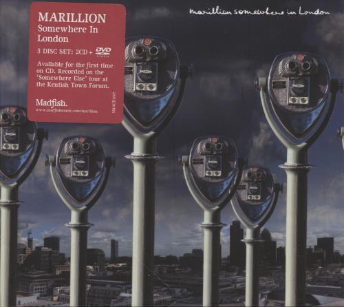Marillion Somewhere In London 3-disc CD/DVD Set UK MAR3DSO747853
