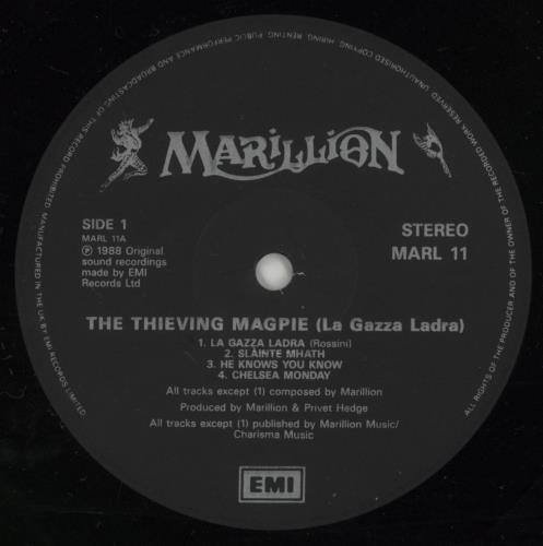 Marillion The Thieving Magpie [La Gazza Ladra] - EX 2-LP vinyl record set (Double LP Album) UK MAR2LTH578907