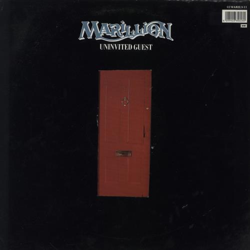 Marillion Uninvited Guest - Door Sleeve 12" vinyl single (12 inch record / Maxi-single) UK MAR12UN30703