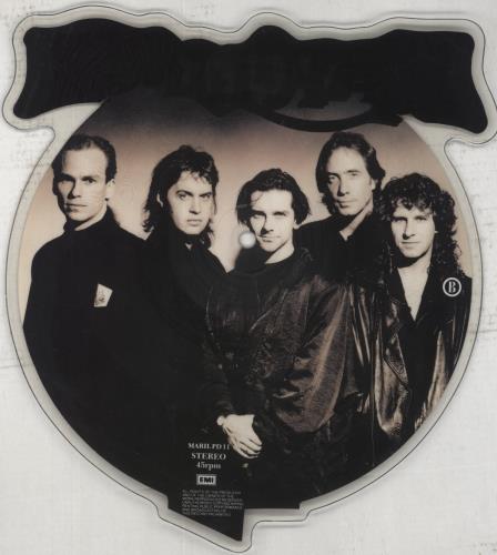 Marillion Uninvited Guest shaped picture disc (picture disc vinyl record) UK MARSHUN43846