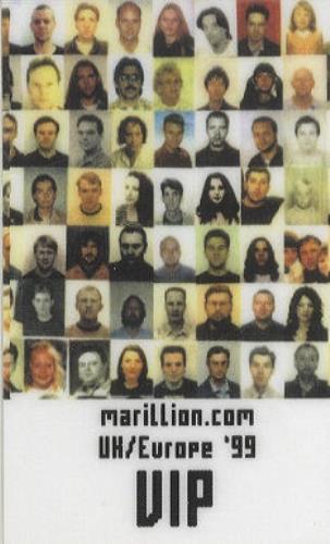 Marillion VIP tour pass UK MARTPVI429826