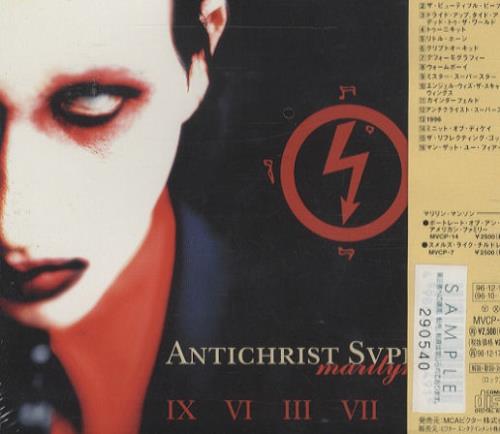 Marilyn Manson Antichrist Superstar CD album (CDLP) Japanese MYMCDAN207176