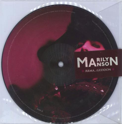 Marilyn Manson Arma...geddon 7" vinyl picture disc (7 inch picture disc single) UK MYM7PAR804467