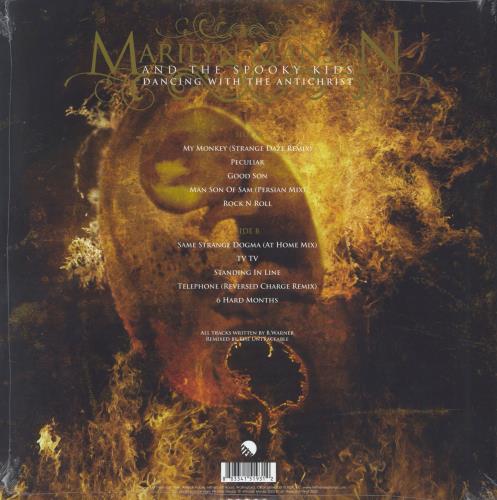 Marilyn Manson Dancing With The Antichrist - Black/White Splatter vinyl picture disc LP (vinyl picture disc album) UK MYMPDDA825833