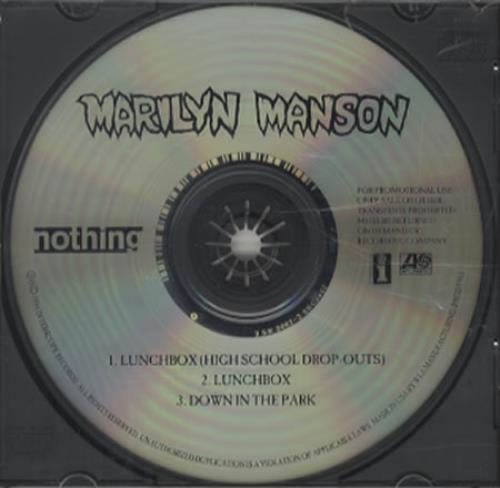 Marilyn Manson Lunchbox CD single (CD5 / 5") US MYMC5LU115771