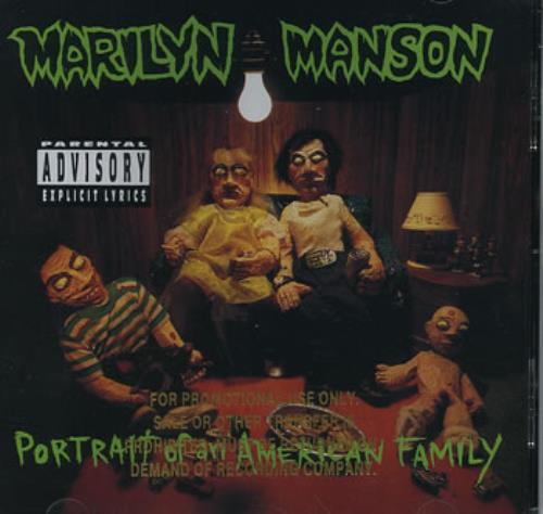 Marilyn Manson Portrait Of An American Family CD album (CDLP) US MYMCDPO255663