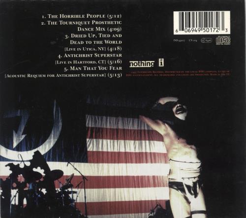 Marilyn Manson Remix & Repent CD single (CD5 / 5") UK MYMC5RE114462