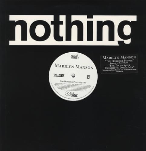 Marilyn Manson The Horrible People 12" vinyl single (12 inch record / Maxi-single) US MYM12TH94428