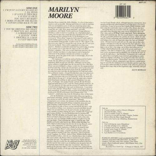 Marilyn Moore Moody vinyl LP album (LP record) UK NQ8LPMO598612