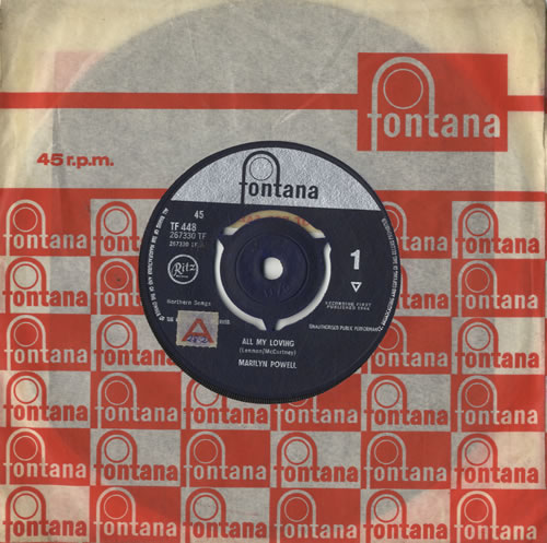 Marilyn Powell All My Loving 7" vinyl single (7 inch record / 45) UK M4P07AL483752