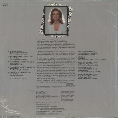Marilyn Sellars Gather Me vinyl LP album (LP record) US N3XLPGA618876