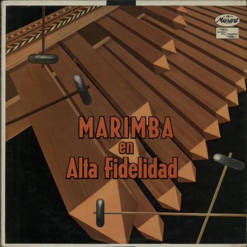 Marimba Chiapas Marimba En Alta Fidelidad vinyl LP album (LP record) Mexican N-5LPMA644478