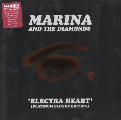 Marina & The Diamonds Electra Heart (Platinum Blonde Edition) - Magenta Vinyl 2-LP vinyl record set (Double LP Album) UK M3U2LEL857853