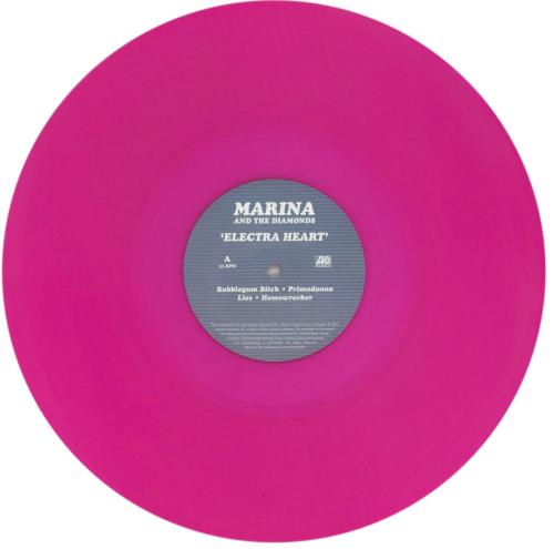Marina & The Diamonds Electra Heart (Platinum Blonde Edition) - Magenta Vinyl 2-LP vinyl record set (Double LP Album) UK M3U2LEL857853