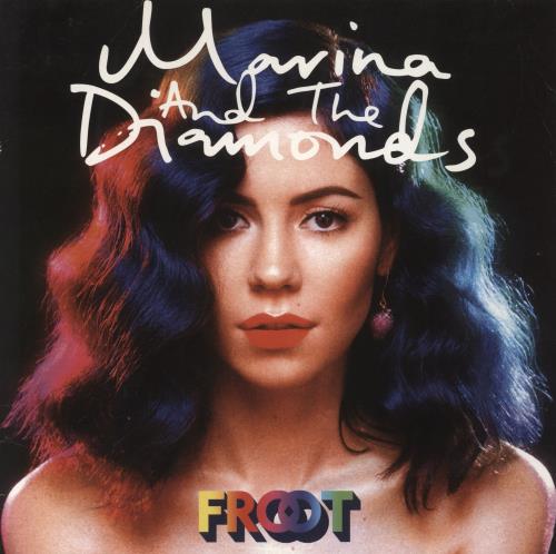 Marina & The Diamonds Froot - White Vinyl - EX vinyl LP album (LP record) UK M3ULPFR857854